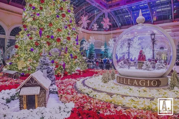 A Magia do Fim de Ano em Vegas: Como a Cidade Celebra Natal e Ano Novo